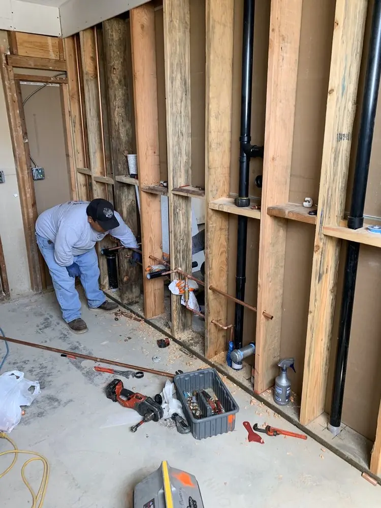 Commercial rough-in plumbing for Gas Line Repair in Leimert Park